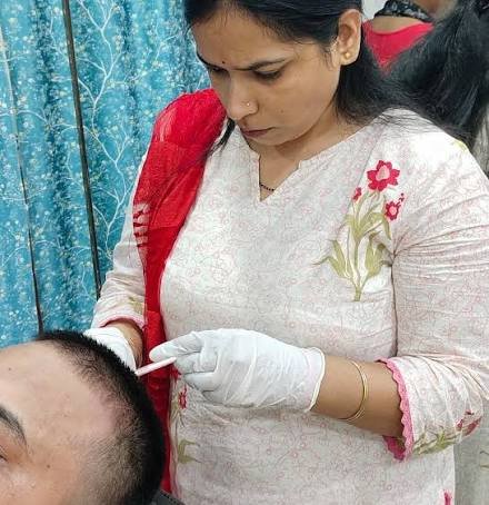 Trichology and scalp examination in Siwan